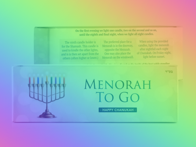 Request your own Menorah